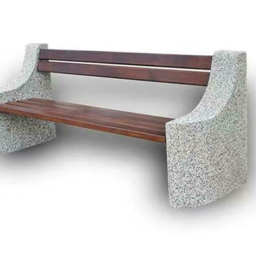 Скамейки бетонные со спинкой